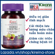 Viên uống Hạt dẻ ngựa Horse Chestnut bảo vệ mạch máu giảm giãn tĩnh mạch và trĩ 500 mg 120 viên