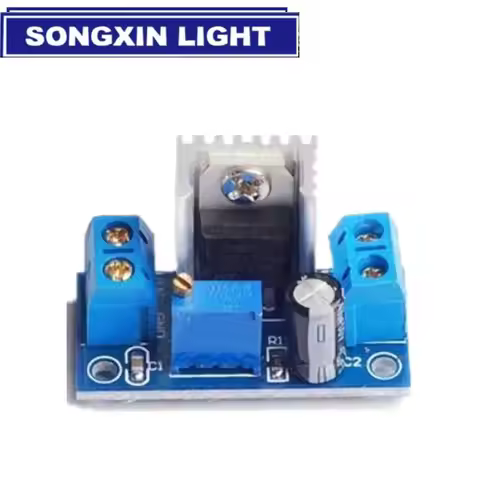1PCS LM317 Adjustable Voltage Regulator Power Supply LM317 DC-DC Converter Buck Step Down Circuit Bo
