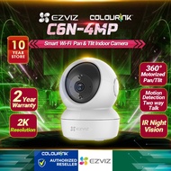 Ezviz C6N Camera 4MP Indoor Wifi PTZ Security Camera 2K Recording AI Human Detection Smart Mini Came