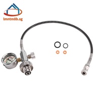 G5/8 Inch Din Adaptor Bleed Valve with G5/8 Inch Din Adaptor and 50cm Spring Hose