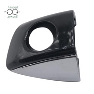 Black Silver Front Left Door Handle Key Hole Cover Cap Trim for -Audi A6/S6 Quattro A7 Sportback A8/