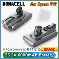 For Dyson V12 25.2V 6000Mah Rechargeable Battery Vacuum Cleaner Battery For V12 Series Sv20 Sv30 Sv3