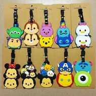 Corner Jenga Luggage Tag Travel Boarding Luggage Identification Tag PVC Soft Rubber Cartoon Tag Boar