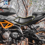 X AUTOHAUX 36x27cm Size S Motorcycle Seat Cover Breathable Double Layer Motorbike Scooter Seat Cushi