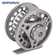 IESPOIRUV Fly Fishing Reel, 3/4WT Left Right Handed Full Metal Fly Reel, Durable Aluminum Alloy Silv