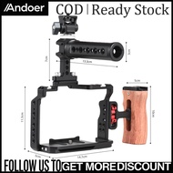 Andoer Camera Rig Stabilizer Aluminum Alloy for Sony A7IV/ A7III/ A7II/ A7R III/ A7R II/ A7S II -Inc