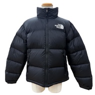 成色極佳 ▼ THE NORTH FACE NUPTSE 連帽拉鍊羽絨服，附刺繡Logo，黑色，男M碼