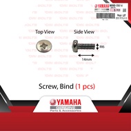 Yamaha Original 135LC 5 Speed (1009) Screw Cover Exhaust Panjang 14mm - 98980-06014