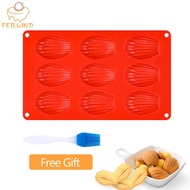 HF Silicone Mini Cake Mould/Molds Madeleine Pan/Tin Tray Madeleine Cookie Pans Baking Tray 9/20 Cavity Mini Cake Pan Biscuit 495