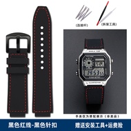 สายนาฬิกาซิลิโคนนิ่มดัดแปลงซีรีส์คาสิโอ ae1200/1300 A159 A158 a168 F91