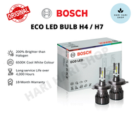 Original Bosch ECO LED Headlamp Bulb H4 / H7 Cool White (2 Bulbs) 12V 24W H4 / H7 Bulb Lampu Mentol 