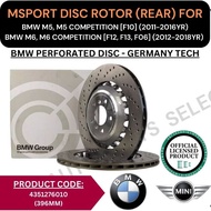 BMW GENUINE DISC BRAKE ROTOR (REAR) FOR BMW M5, M5 COMPETITION, M6, M6 COMPETITION [F12, F13, F06, F