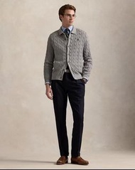 Polo Ralph Lauren Cable Knit Cardigan 經典美式復古小麻花針織鈕扣開衫外套