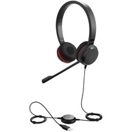 Jabra EVOLVE 30 USB Noise Cancelling Headphones Mute Button for Calls and Music