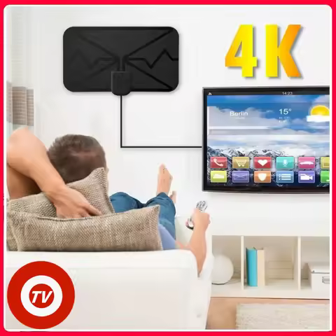 European HD Indoor DVB-T Digital Antenna 4K Free TV Antenna 1-3Pcs