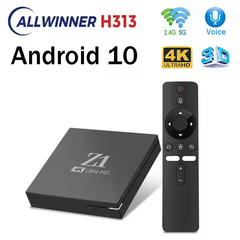 Z1 TV Box Android 10.0 ATV Allwinner H313 Quad Core 4G 5G Dual WiFi HDR10 4K 2GB 16GB BT Media Playe
