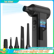 In stock-10000mAh Turbo Fan Jet Fan Electric Air Blower with 5 Nozzles for Efficient Dust Cleaning