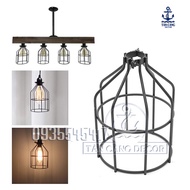 Vintage E72 iron lantern with powder coating