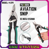 TUOSEN Zinc Cutter Aviation Snips Straight Cut Scissor Gunting Zink