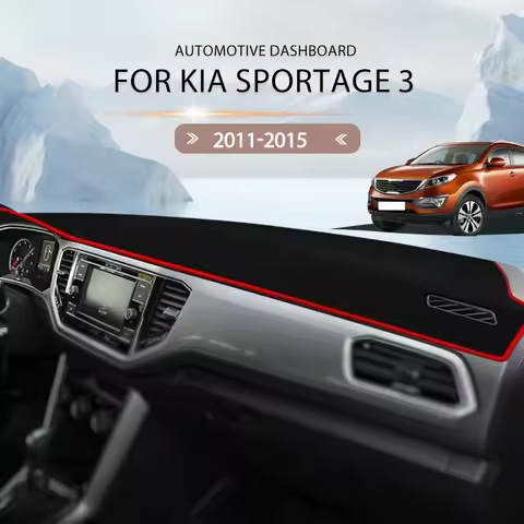 For Kia Sportage 3 2011-2015 Dash Mat Sun Shade Anti-UV Carpet Car Accessories Car Dashboard Cover