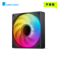 【不單售】Jonsbo 喬思伯 SL-120 反向風扇 黑 (PWM/ARGB燈效/魔幻無限鏡面/1500 RPM/3年保固)