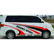 Latest APV car stickers, APV sport striping