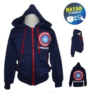 BOYS' JACKET / ROBOT / SUPERHERO / LED CHILDREN'S JACKET / CAPTAIN AMERICA