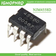 50pcs/lot NJM4558DD NJM4558 4558D DIP8