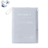 2026 Planner Monthly Schedule Book B6 Size Dec 2025 Start Storage It Clear Marks 26WDR-CMU07-CL