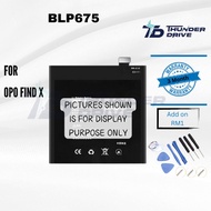 Thunder Drive Battery Compatible For OPO Find X BLP675