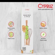 Cyprus Brand Rolling Whisk Spatula Set