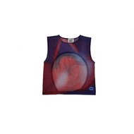 Top Cherry Backless Mesh Top - 2