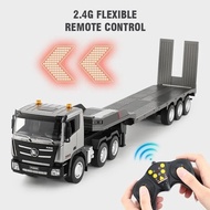 1318 1/24 RC Trailer Truck Tractor 2.4G Remote Control Construction Radio Control Flatbed RC Truck T