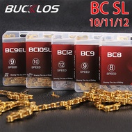 BUCKLOS 10 Speed Bike Chain Mtb Chain 12 Speed SL Chain 10/11/12 Speed for Shimano Sram KMC