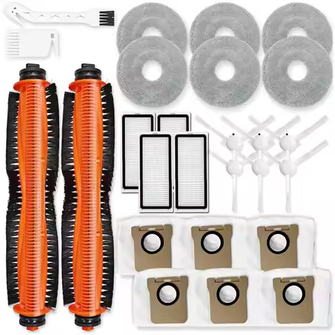 T83C-Robot Vacuum Cleaner Replacement Kit- For Xiaomi X20 Max/X20 Pro Anti-Tangle Hair-Cutting Brush