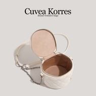 Cuvea Korres bow diamond garland fragrance chain bag 2024 fashion portable box crossbody bCuvea Korr