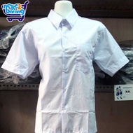 Baju Pendek Polos (Seragam Sekolah Kerja Ospek)