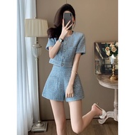 French Style Two-Piece Casual Shorts Suit for Women - Summer Fashion 9.17