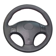 premium-Popular Carbon Fiber Microfiber 3-Spoke Steering Wheel Cover for Lexus IS IS250/IS250C/IS300