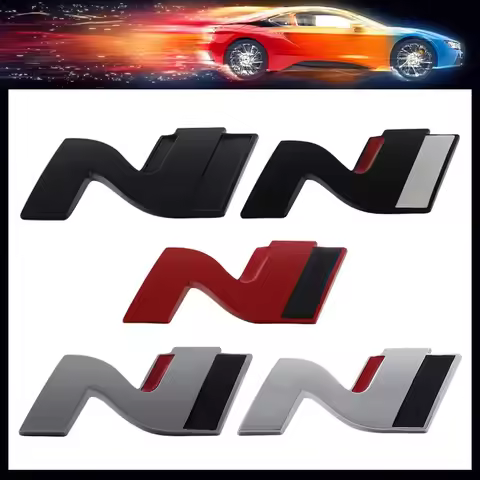 3D for N Line Car Styling N Nline car Hood Fender trunk Rear Decal Emblem Badge Sticker