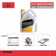08233-P99-K4NM1 Honda SN 10W-30 mineral synthetic engine oil (4 liter)