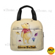 Winnie the Pooh  Insulated Lunch Bag Thermal Lunch Box For Kids School Lunch Box Student Lunch Bag School Snack Box Travel Outdoor Lunchbox Gifts