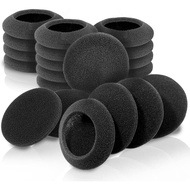 10 Pairs 60mm/2.4" Replacement Foam Ear Pud Earpads Sponge Cushion Covers for Logitech H600, H330, H