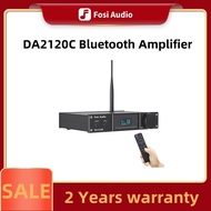 Fosi เครื่องขยายเสียงบลูทูธ DA2120C 120W X2สเตอริโอ HiFi 2.1ช่องไร้สายคลาส D ซับวูฟเฟอร์ไฟฟ้าขนาดเล็