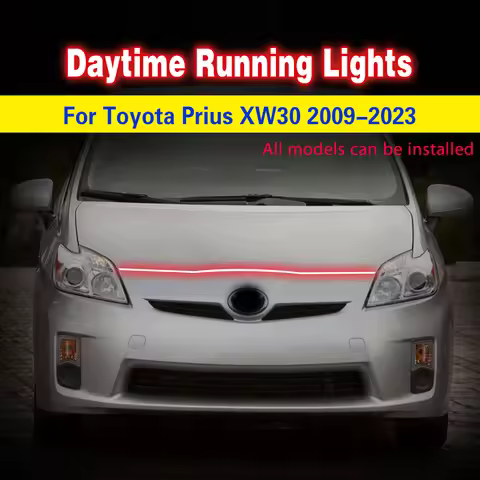 12V LED Front Fog Lamp DRL Daytime Running Lights Decorative Atmosphere Lamps Ambient Lights For Toy