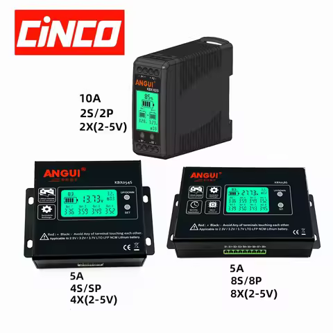 CINCO KBX102S 2.5V 3.2V 3.7V Battery Equalizer Active Battery Balancer LiFePO4 Display Led LCD Multi