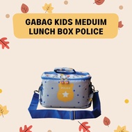 GABAG KIDS THERMAL LUNCH BOX POLICE BLUE