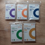 MICRON Popcorn GAMES Korean Inner Sleeve Hard 100micron 56x87 57.5x89 59x92 63.5x88 65x100 70x100 70