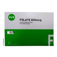 Folate 800mcg 30 Capsules
