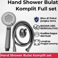 Hand Shower Shower Round GREY AGUSTO Hand Shower Faucet Branch Complete set Hand Shower/